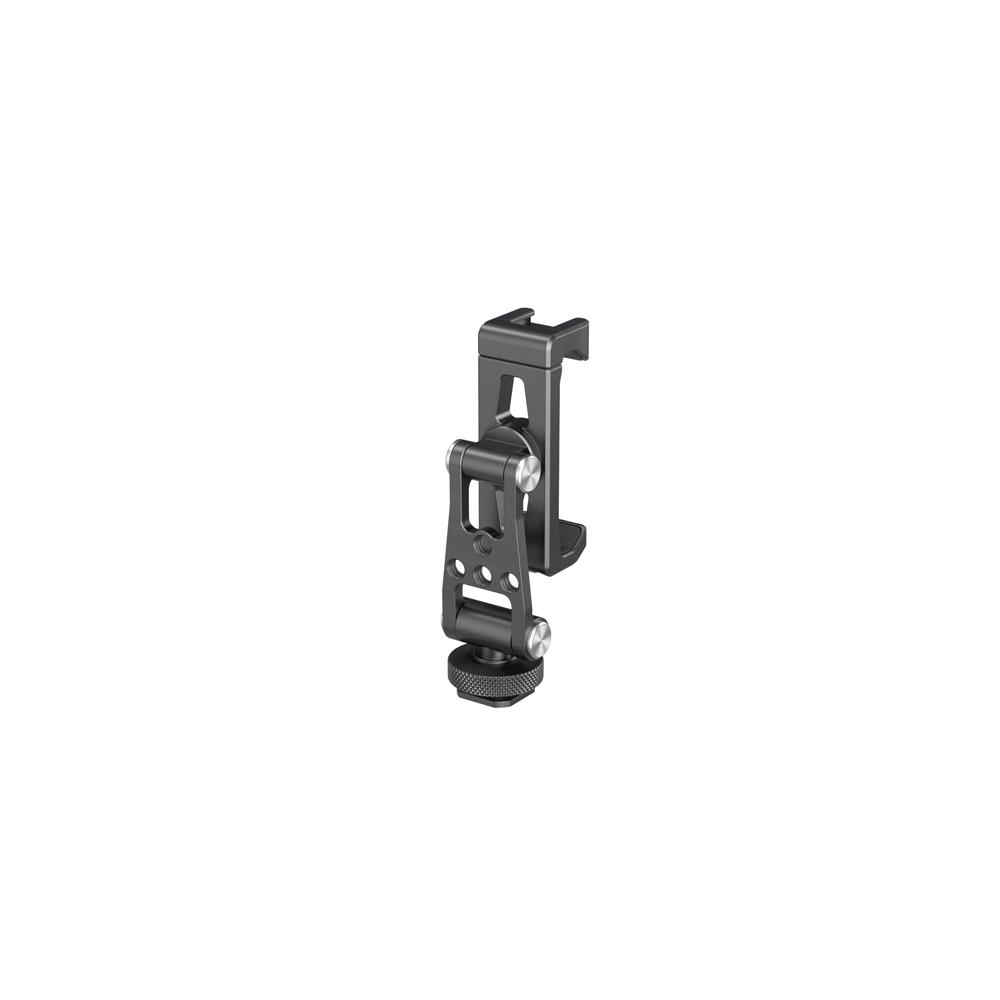 SmallRig 4301 Roterbar mobilholder m. Cold Shoe Mount - Kompatibel med DJI Gimbal (57-88mm) - Svart