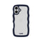 iPhone 16 Holdit Wavy Cover - Midnight Blue / Transparent