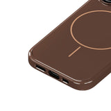 iPhone 16 Holdit Mono Case - MagSafe Kompatibel - Chocolate / Beige
