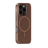 iPhone 16 Pro Holdit Mono Case - MagSafe Kompatibel - Chocolate / Beige