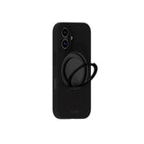 iPhone 16 Holdit Silikone Stand Cover - Black