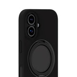 iPhone 16 Holdit Silikone Stand Cover - Black