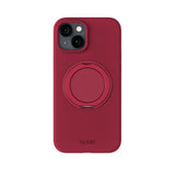 iPhone 16e / 15 Holdit Silikone Stand Cover - Red Velvet