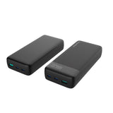 Smartline 22,5W Powerbank - 20.000mAh - PD / QC3.0 - LED-Display - Sort