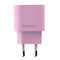 Smartline Vægoplader m. 1 x USB-C - 20W - Lyserød