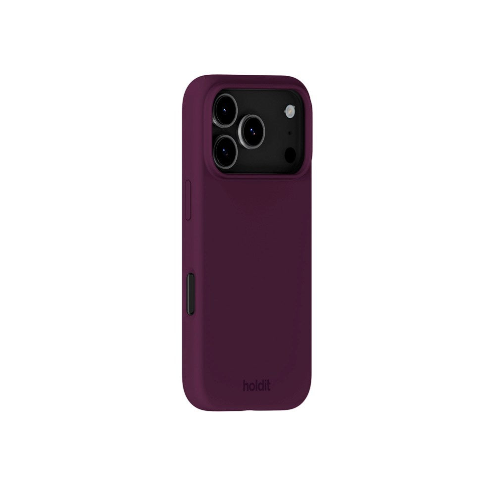 Holdit iPhone 17 Pro Max Soft Touch Silikone Mobil Cover - Deep Plum