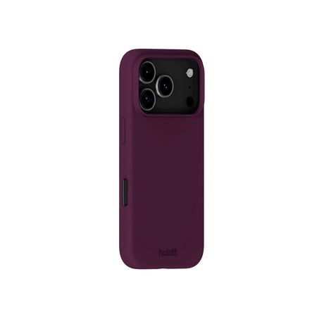 Holdit iPhone 17 Pro Max Soft Touch Silikone Mobil Cover - Deep Plum
