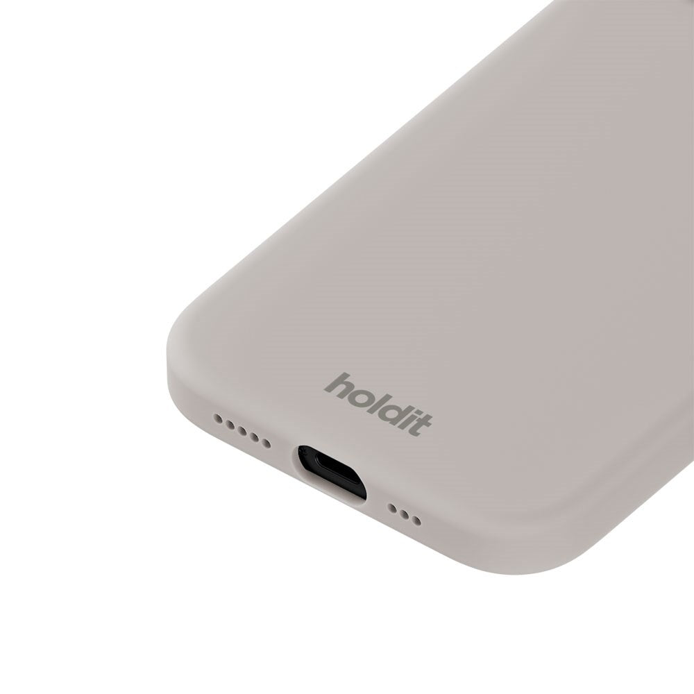 iPhone 15 Holdit Soft Touch Silikone Mobil Cover - Wool Gray