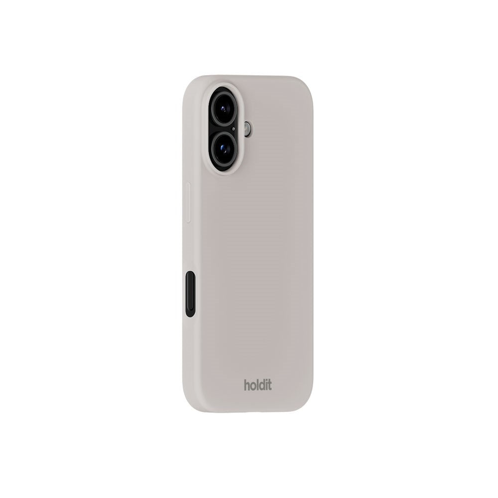 iPhone 16 Holdit Soft Touch Silikone Mobil Cover - Wool Gray