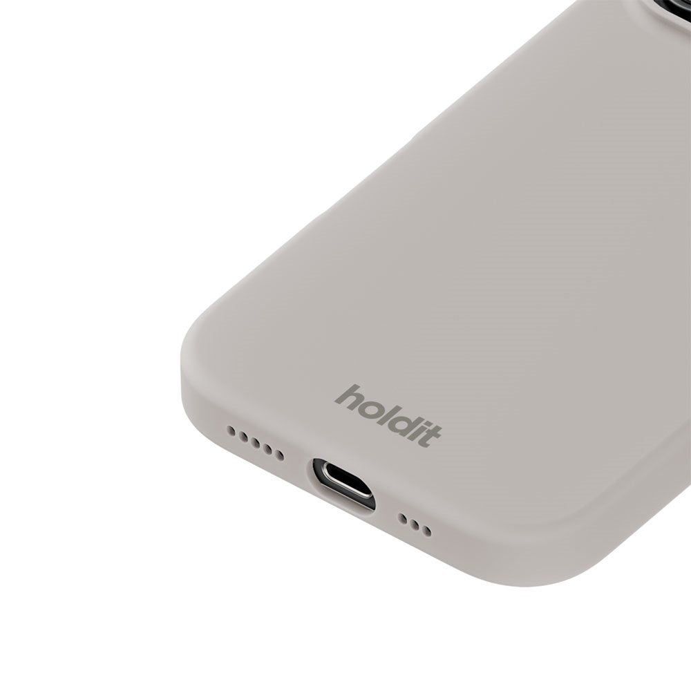 iPhone 16 Pro Max Holdit Soft Touch Silikone Mobil Cover - Wool Gray