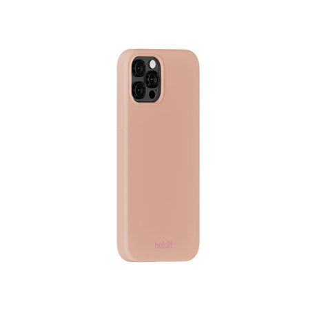 iPhone 12 / 12 Pro Holdit Soft Touch Silikone Mobil Cover - Bare Pink