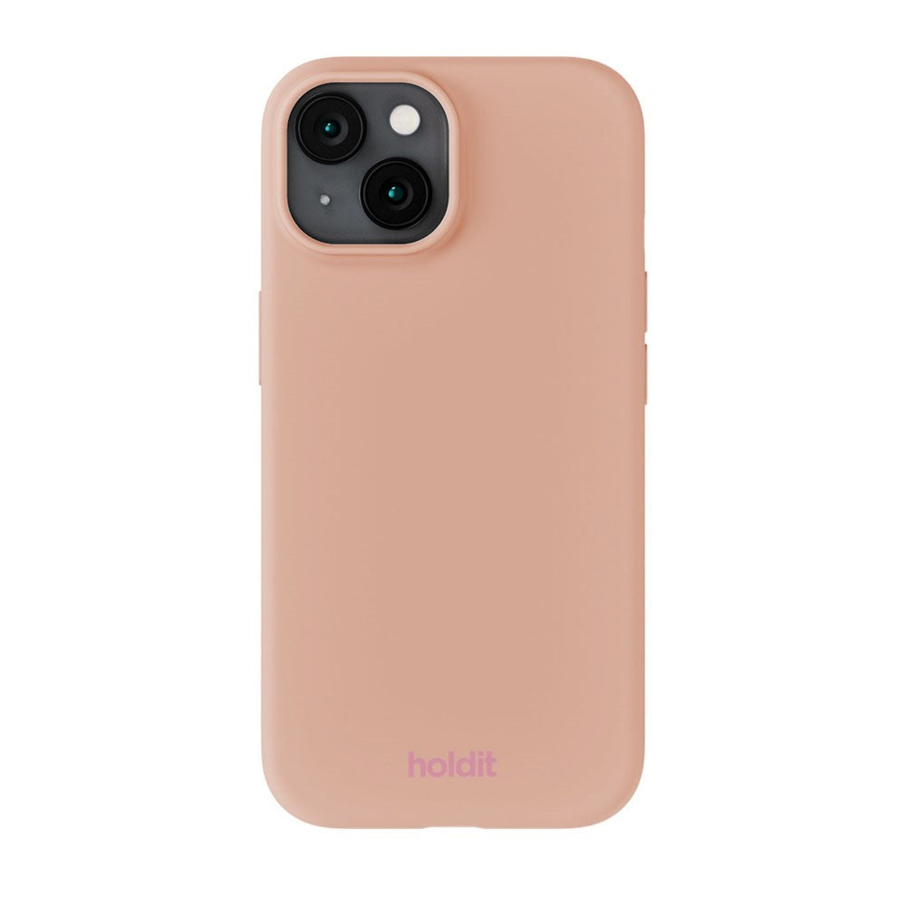 iPhone 14 / 13 Holdit Soft Touch Silikone Mobil Cover - Bare Pink