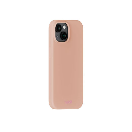 iPhone 15 Holdit Soft Touch Silikone Mobil Cover - Bare Pink