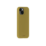 iPhone 15 Holdit Soft Touch Silikone Mobil Cover - Warm Olive