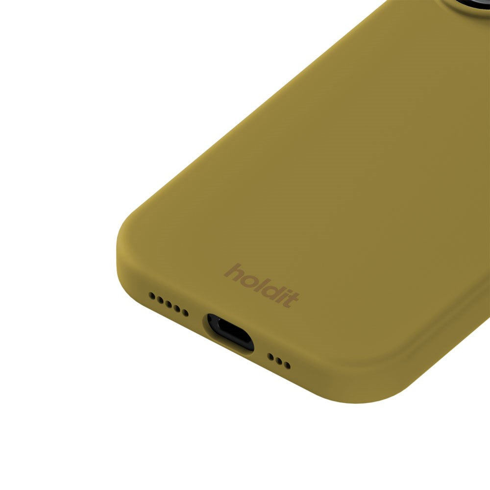 iPhone 17 Holdit Soft Touch Silikone Mobil Cover - Warm Olive
