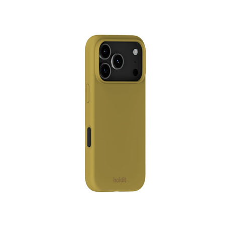 iPhone 17 Pro Holdit Soft Touch Silikone Mobil Cover - Warm Olive