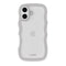 iPhone 17 Holdit Wavy Cover - Wool Grey / Transparent