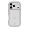 iPhone 17 Pro Holdit Wavy Cover - Wool Grey / Transparent