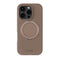 iPhone 16 Pro Holdit Silikone Stand Cover - Mocha Brown
