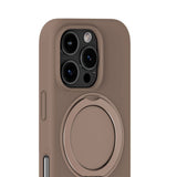 iPhone 16 Pro Max Holdit Silikone Stand Cover - Mocha Brown
