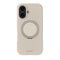 iPhone 16 Holdit Silikone Stand Cover - Light Beige