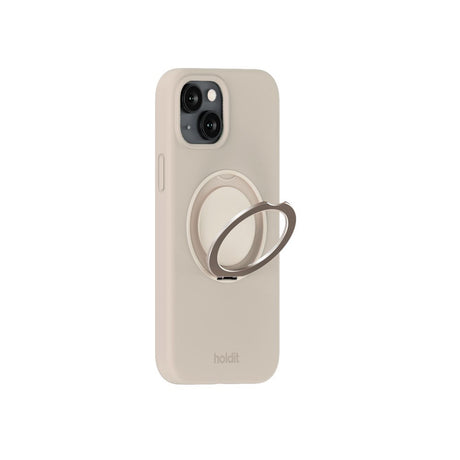 iPhone 17e / 16e / 15 Holdit Silikone Stand Cover - Light Beige