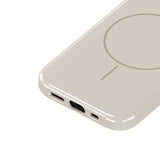 iPhone 17e / 16e / 15 / 14 / 13 Holdit Mono Cover - MagSafe Kompatibel - Light Beige / Beige