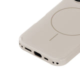iPhone 17 Holdit Mono Cover - MagSafe Kompatibel - Light Beige / Beige