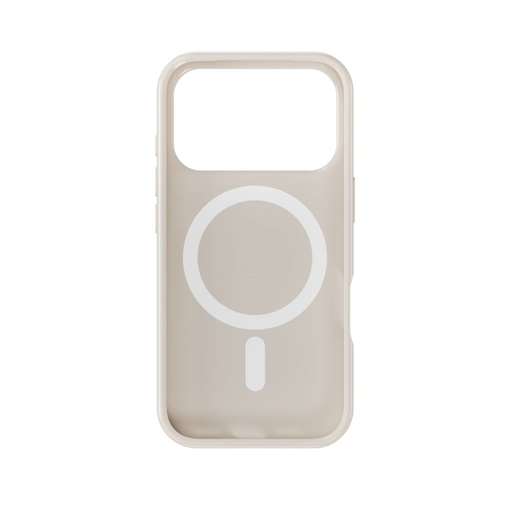iPhone 17 Pro Holdit Mono Cover - MagSafe Kompatibel - Light Beige / Beige
