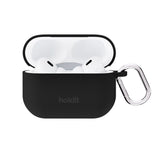 Apple AirPods Pro (1. & 2. Gen.) Holdit Silicone Cover m. Karabinhage - Black