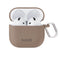Apple AirPods (4. Gen.) Holdit Silicone Cover m. Karabinhage - Mocha Brown