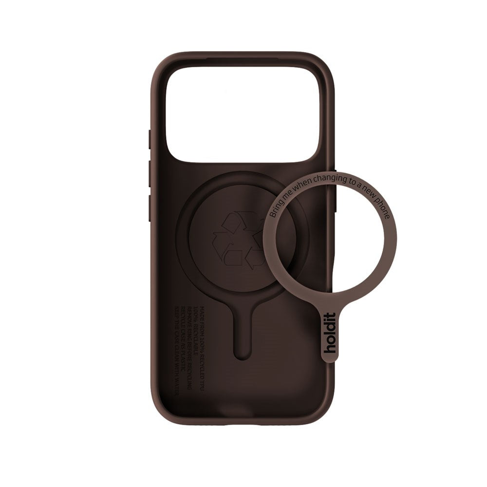 iPhone 17 Pro Holdit Soft MagSafe Cover - Chocolate