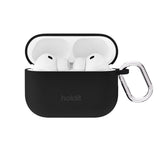 Apple AirPods Pro (3. Gen.) Holdit Silicone Cover m. Karabinhage - Black