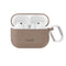 Apple AirPods Pro (3. Gen.) Holdit Silicone Cover m. Karabinhage - Mocha Brown