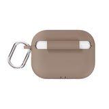 Apple AirPods Pro (3. Gen.) Holdit Silicone Cover m. Karabinhage - Mocha Brown