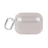 Apple AirPods Pro (3. Gen.) Holdit Silicone Cover m. Karabinhage - Wool Gray