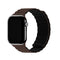 Apple Watch (38/40/SE/41/42mm) Holdit Silikone Rem m. Magnetlukning - Chocolate / Black