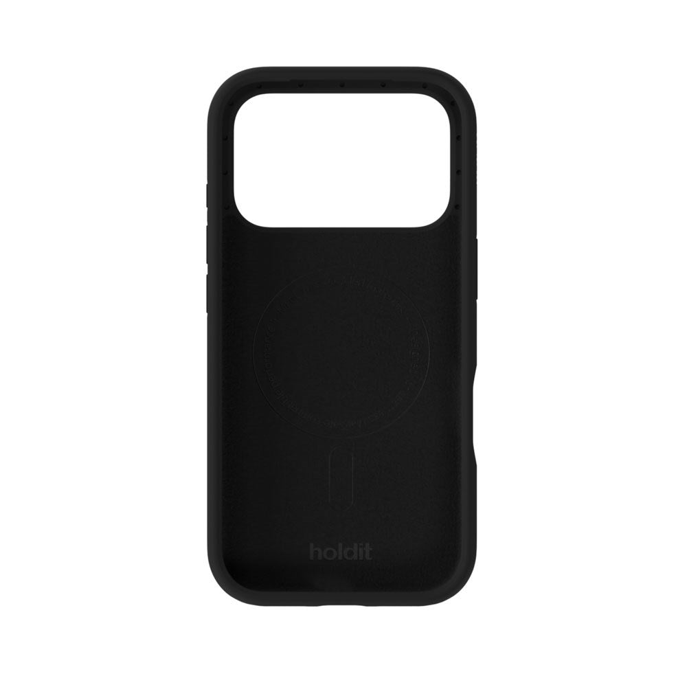iPhone 17 Pro Holdit Soft Touch MagSafe Silikone Mobil Cover - Black