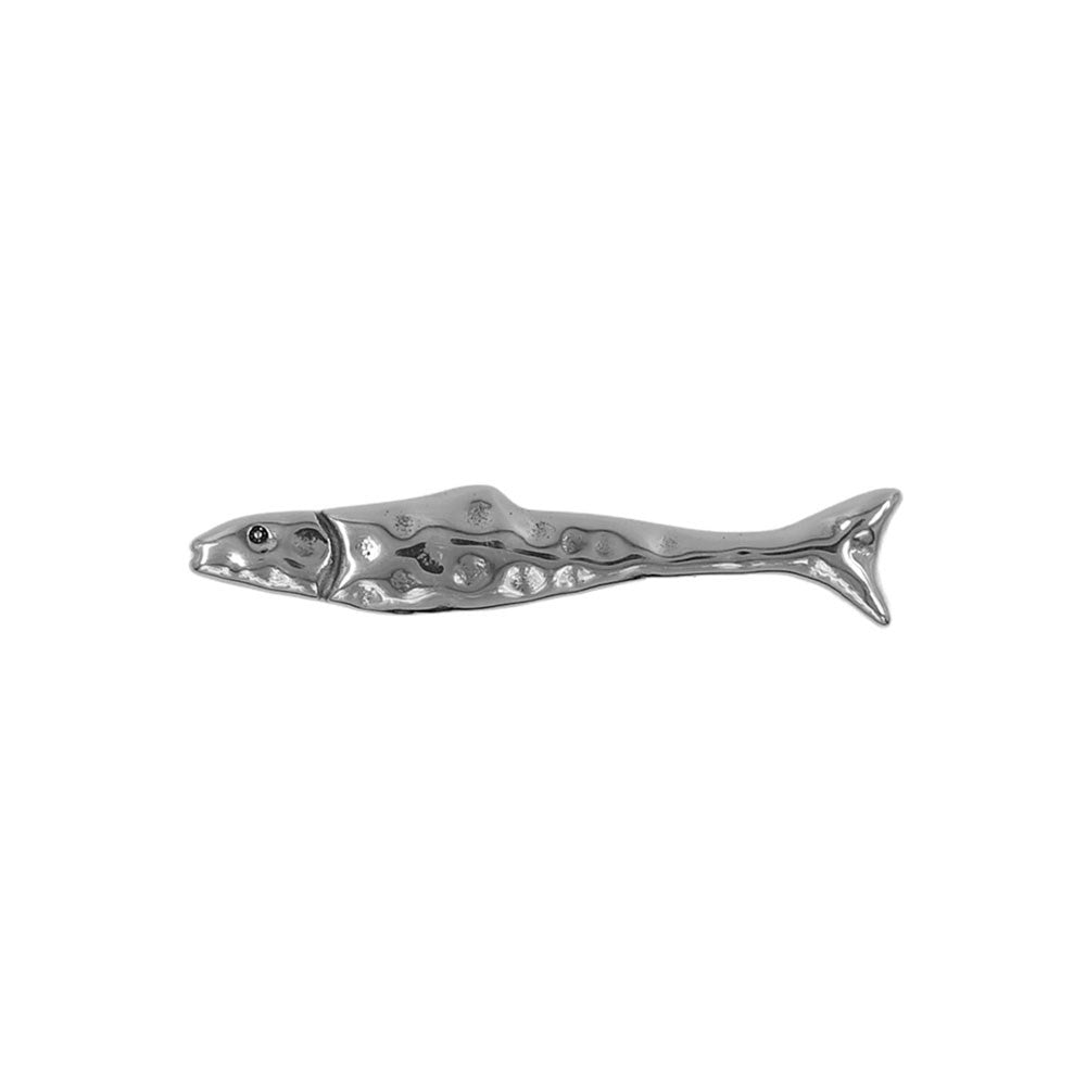 Holdit Stainless Steel Metal Sticker - Fish - Sølv