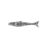 Holdit Stainless Steel Metal Sticker - Fish - Sølv