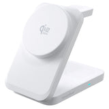 Smartline Foldbar 3-in-1 25W Trådløs Oplader m. Qi2 - Hvid