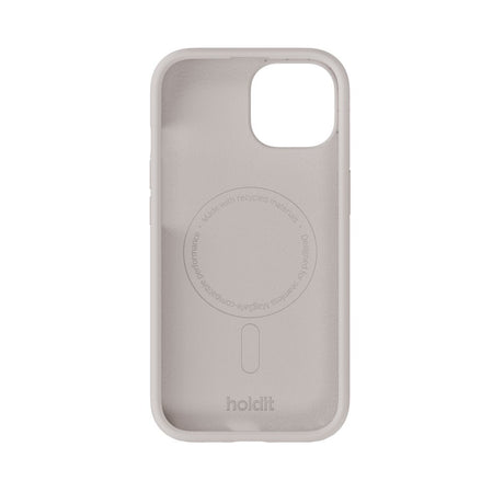 iPhone 15 / 14 / 13 Holdit Soft Touch MagSafe Silikone Mobil Cover - Wool Gray