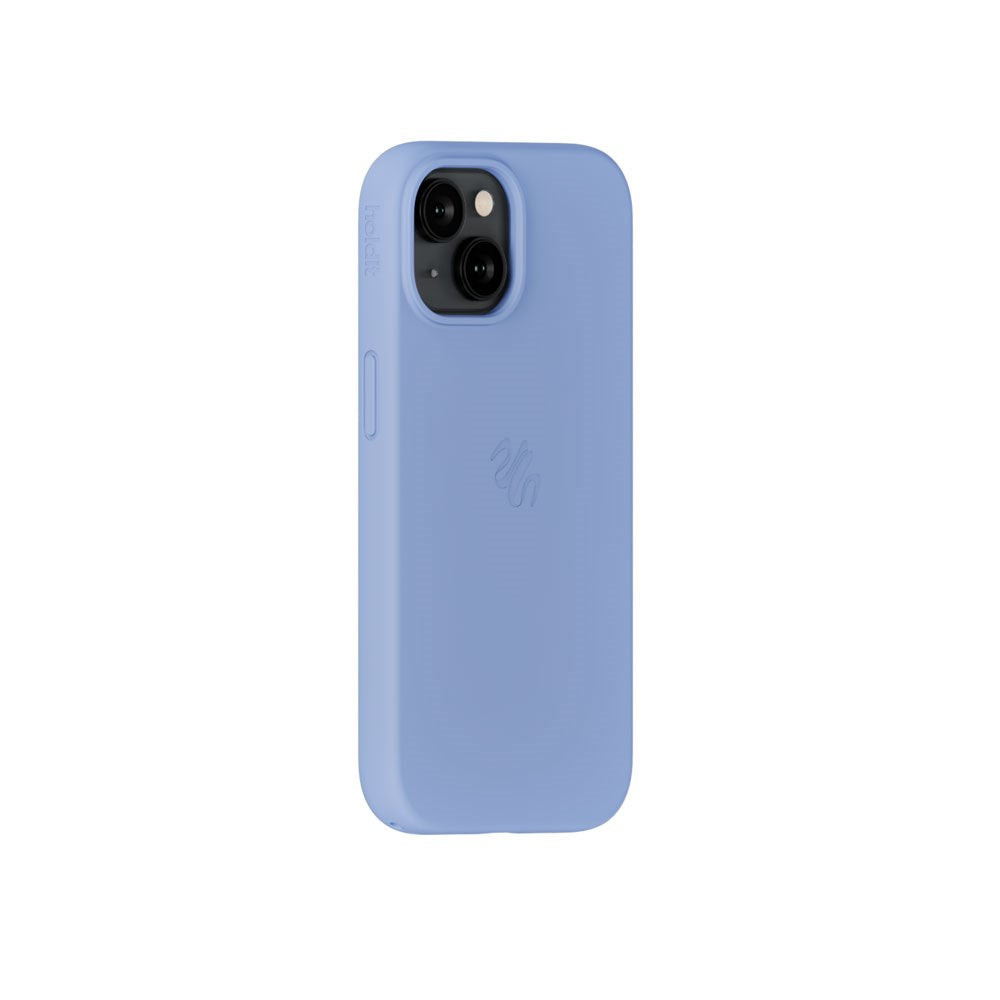 iPhone 15 / 14 / 13 Holdit Soft Touch MagSafe Silikone Mobil Cover - Soft Cobalt