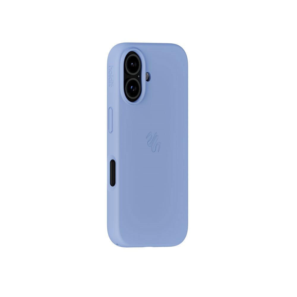 iPhone 16 Holdit Soft Touch MagSafe Silikone Mobil Cover - Soft Cobalt