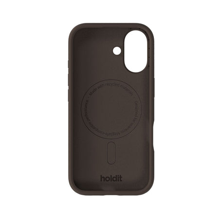 iPhone 17 Holdit Soft Touch MagSafe Silikone Mobil Cover - Chocolate