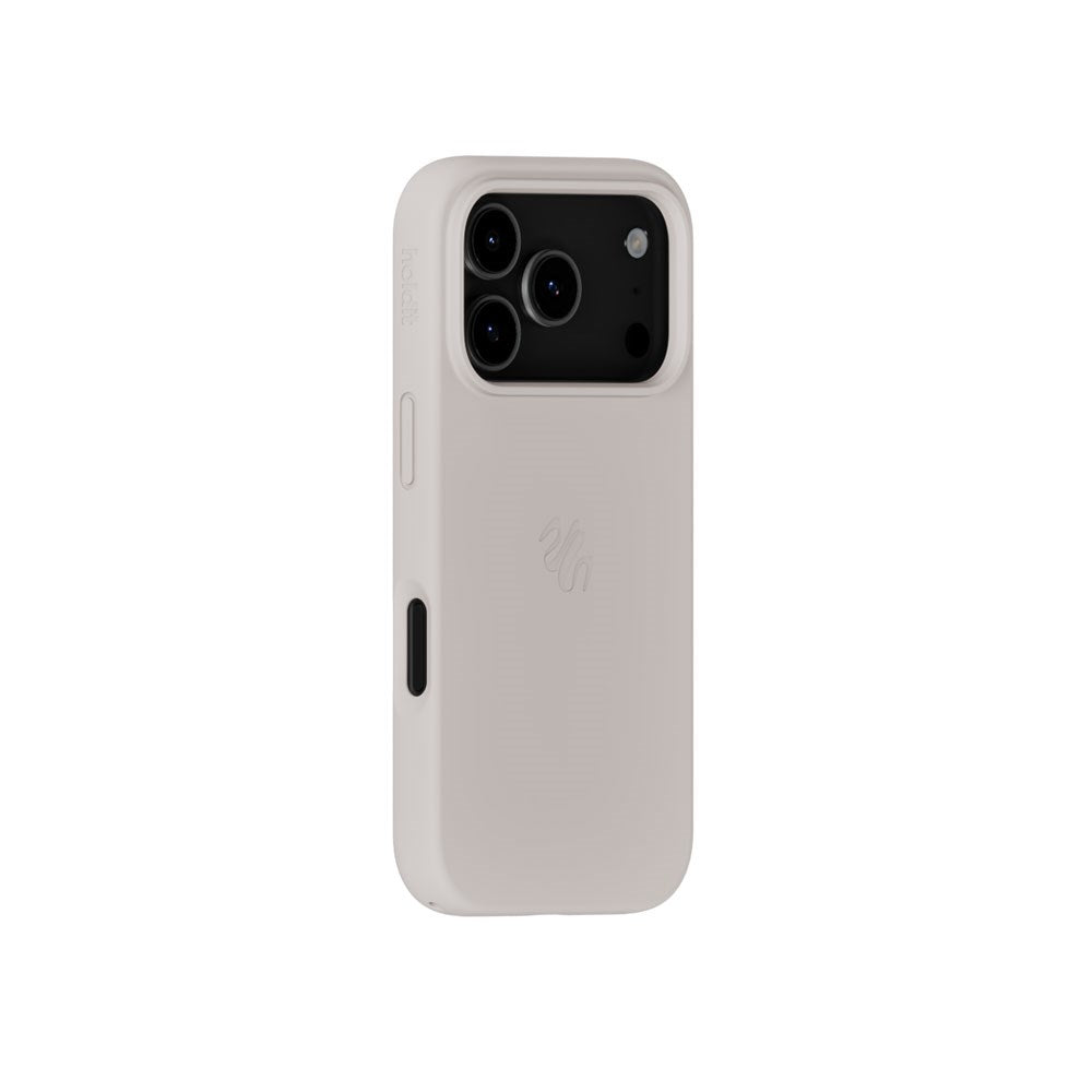 iPhone 17 Pro Holdit Soft Touch MagSafe Silikone Mobil Cover - Wool Gray