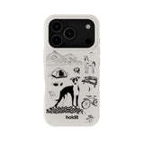 iPhone 17 Pro Holdit Graphic Print Cover - Wool Gray