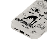 iPhone 17 Pro Holdit Graphic Print Cover - Wool Gray