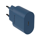 Smartline Vægoplader m. 1 x USB-C - 20W - Mørkeblå