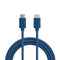 Smartline (60W) USB-C til USB-C Ladekabel - 2 Meter - Mørkeblå